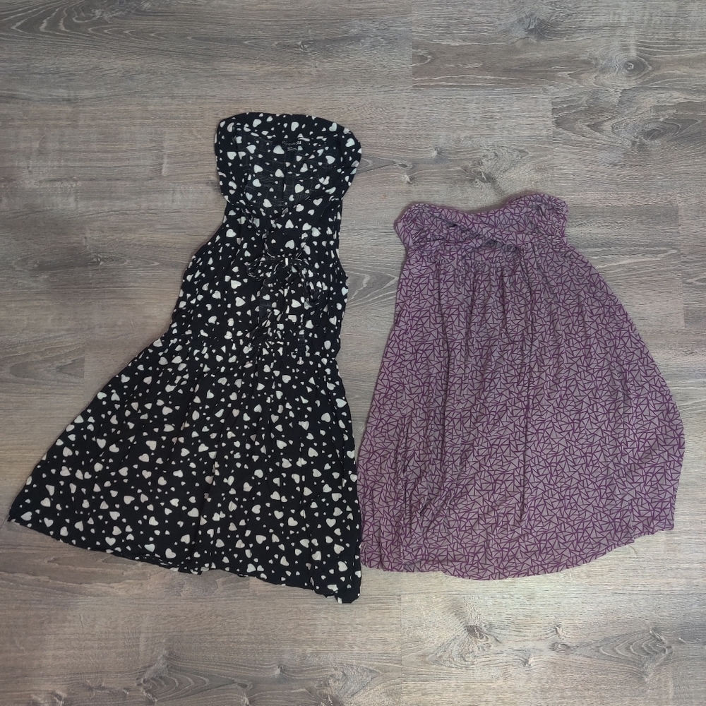 Forever21 1 and Only dresses geometric hearts